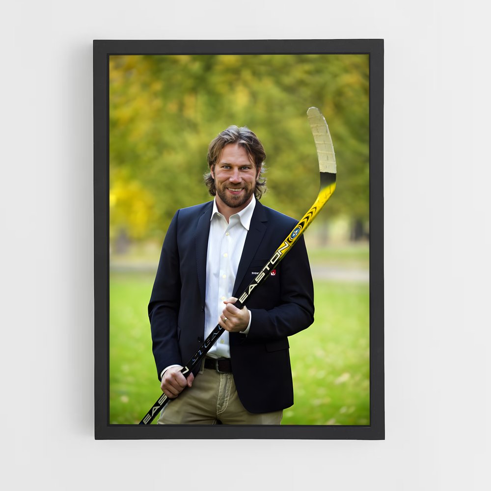 Poster Peter forsberg – affiche Hockey sur glace (vue 2)